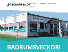 Tablet Screenshot of bohmanoson.se